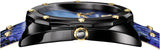 Versace Shadov Quartz Black Dial Blue Leather Strap Watch for Men - VEBM00418 Authentic Buy Shop Now