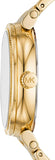 Michael Kors Sofie Quartz Gold Dial Gold Steel Strap Watch For Women - MK4334 Authentic Buy Shop Now