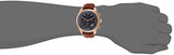 Guess Persuit Chronograph Blue Dial Brown Leather Strap Watch for Men - W0500G1 Authentic Buy Shop Now