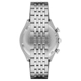 Emporio Armani Luigi Chronograph Quartz Blue Dial Silver Steel Strap Watch For Men - AR1974 Authentic Buy Shop Now