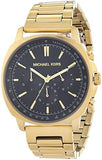 Michael Kors Sullivan Quartz Black Dial Gold Steel Strap Watch For Men - MK8969 Authentic Buy Shop Now