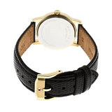Movado Museum Black Dial Black Leather Strap Watch For Women - 2100006 Authentic Buy Shop Now