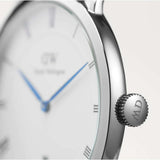 Daniel Wellington Dapper Reading White Dial Black Leather Strap Watch For Men - DW00100108 Authentic Buy Shop Now