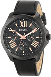 Fossil Cecile Multifunction Black Dial Black Leather Strap Watch for Men - AM4523 Authentic Buy Shop Now