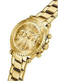 Guess Cosmic Chronograph Gold Dial Gold Steel Strap Watch for Women - GW0465L1 Authentic Buy Shop Now