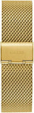 Guess Continental Chronograph Black Dial Gold Mesh Strap Watch For Men - GW0582G2 Authentic Buy Shop Now