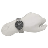 Coach Charles Black Dial Silver Mesh Bracelet Watch for Men - 14602144 Authentic Buy Shop Now