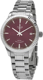 Tudor Style Automatic Burgundy Red Dial Silver Steel Strap Watch for Men - M12710-0015 Authentic Buy Shop Now