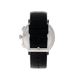 Calvin Klein Posh Silver Dial Black Leather Strap Watch for Men - K8Q371C6 Authentic Buy Shop Now