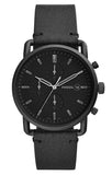 Fossil Commuter Black Dial Black Leather Strap Watch for for Men - FS5504 Authentic Buy Shop Now