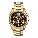 Michael Kors Bradshaw Brown Dial Gold Steel Strap Watch for Women - MK5502 Authentic Buy Shop Now