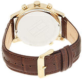 Tommy Hilfiger Harrison White Dial Brown Leather Strap Watch for Men - 1790874 Authentic Buy Shop Now