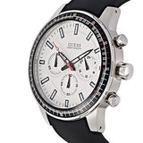 Guess Fuel Multifunction White Dial Black Rubber Strap Watch for Men - W0802G1 Authentic Buy Shop Now