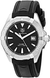 Tag Heuer Aquaracer Automatic Caliber 5 Black Dial Black Rubber Strap Watch for Men - WAY2110.FT8021 Authentic Buy Shop Now