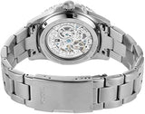 Fossil FB-01 Automatic Skeleton Black Dial Silver Steel Strap Watch for Men - ME3190 Authentic Buy Shop Now