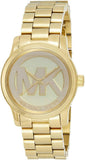 Michael Kors Runway Gold Dial Gold Steel Strap Watch for Women - MK5786 Authentic Buy Shop Now