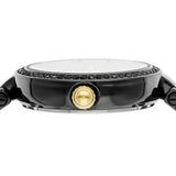 Coach Park Swarovski Crystals Black Dial Black Steel Strap Watch for Women - 14503564 Authentic Buy Shop Now