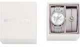 Michael Kors Melissa Quartz Silver Dial Silver Steel Strap Watch for Women - MK4370 Authentic Buy Shop Now
