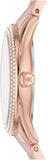 Michael Kors Janelle Multifunction Rose Gold Two Tone Steel Strap Watch For Women - MK7132 Authentic Buy Shop Now