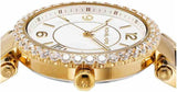 Michael Kors Parker Mother of Pearl White Dial Gold Steel Strap Watch For Women - MK4693 Authentic Buy Shop Now