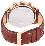 Guess Persuit Chronograph Blue Dial Brown Leather Strap Watch for Men - W0500G1 Authentic Buy Shop Now