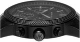 Michael Kors Hutton Chronograph Black Dial Black Steel Strap Watch For Men - MK9089 Authentic Buy Shop Now