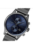 Hugo Boss Jet Blue Dial Gunmetal Mesh Bracelet Watch for Men - 1513677 Authentic Buy Shop Now