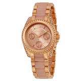 Michael Kors Blair Rose Gold Dial Two Tone Steel Strap Watch for Women - MK6175 Authentic Buy Shop Now