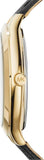 Michael Kors Slim Runway Quartz Gold Dial Black Leather Strap Watch For Women - MK2392 Authentic Buy Shop Now