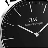 Daniel Wellington Classic Cornwall Black Dial Black Nylon Strap Watch For Women - DW00100149 Authentic Buy Shop Now