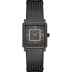 Guess Highline Black Dial Black Mesh Bracelet Watch for Women - W0826L4 Authentic Buy Shop Now