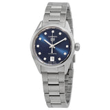 Tag Heuer Carrera Diamonds Blue Dial Silver Steel Strap Watch for Women - WBN2413.BA0621 Authentic Buy Shop Now