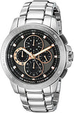 Michael Kors Ryker Chronograph Black Dial Silver Steel Strap Watch For Men - MK8528 Authentic Buy Shop Now