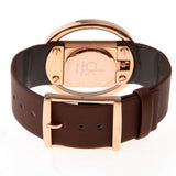 Calvin Klein Glam Transparent Dial Brown Leather Strap Watch for Women - K9423303 Authentic Buy Shop Now