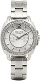 Coach Mini Boyfriend Diamonds Silver Dial Silver Steel Strap Watch for Women - 14501699 Authentic Buy Shop Now