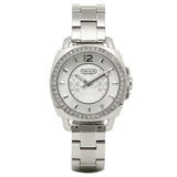 Coach Mini Boyfriend Diamonds Silver Dial Silver Steel Strap Watch for Women - 14501699 Authentic Buy Shop Now