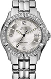 Guess Water Pro Diamonds Silver Dial Silver Steel Strap Watch For Women - G75511M Authentic Buy Shop Now