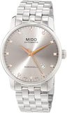 Mido Baroncelli III Automatic Silver Dial Silver Steel Strap Watch For Men - M8600.4.67.1 Authentic Buy Shop Now