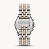 Michael Kors Cunningham Chronograph Black Dial Two Tone Steel Strap Watch For Men - MK8964 Authentic Buy Shop Now