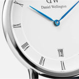 Daniel Wellington Dapper Durham Analog White Dial Brown Leather Strap Watch For Women - DW00100114 Authentic Buy Shop Now