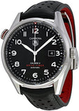 Tag Heuer Carrera Calibre 5 Drive Timer Black Dial Black Leather Strap Watch for Men - WAR2A10.FC6337 Authentic Buy Shop Now