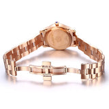 Tissot T Wave Black Dial Rose Gold Steel Strap Watch For Women - T112.210.33.051.00 Authentic Buy Shop Now