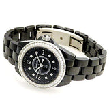 Chanel J12 Diamonds Ceramic Black Dial Black Steel Strap Watch for Women - J12 H3108 Authentic Buy Shop Now