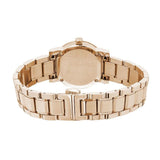 Burberry The City Diamonds Rose Dial Rose Gold Steel Strap Watch for Women - BU9225 Authentic Buy Shop Now