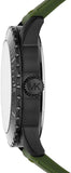 Michael Kors Cunningham Chronograph Black Dial Green Rubber Strap Watch For Men - MK7165 Authentic Buy Shop Now