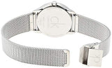Calvin Klein Minimal Grey Dial Silver Mesh Bracelet Watch for Men - K3M22124 Authentic Buy Shop Now