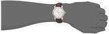 Tissot T Classic Bridgeport Silver Dial Brown Leather Strap Watch For Men - T097.410.16.038.00 Authentic Buy Shop Now