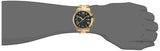Guess Atlas Chronograph Black Dial Gold Steel Strap Watch for Men - W0668G8 Authentic Buy Shop Now