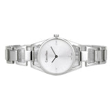 Calvin Klein Dainty Diamonds Silver Dial Sliver Steel Strap Watch for Women - K7L2314T Authentic Buy Shop Now