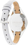 Calvin Klein Rebel White Dial White Leather Strap Watch for Women - K8P231L6 Authentic Buy Shop Now